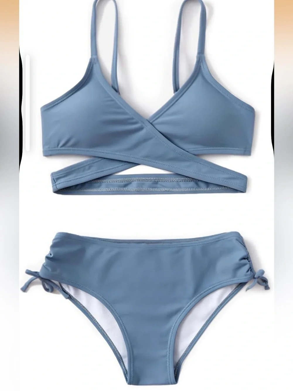 Tween Teen Girls Two Piece Bikini Set Removable Pads 2634/bb15-1
